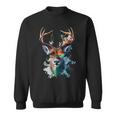 Cool Stag With Sunglasses Sweatshirt