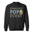 The Coolest Pop Best Dad Ever Vintage Father's Day Sweatshirt