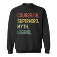 Counselor Superhero Myth Legend Sweatshirt