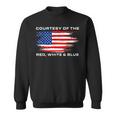 Courtesy Red White And Blue Ic America Us Flag Sweatshirt