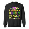 Cousin Crew Mardi Gras Family Outfit For Adult Toddler Baby Sweatshirt