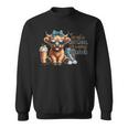 Cute Highland Cow I'm Not A Hot Mess Im A Spicy Disaster Sweatshirt