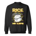 Cute Kawaii Rice Is Life Filipino Food Philippines Sweatshirt
