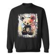 Cute Teddy Bear Graffiti Vintage Teddy Sweatshirt