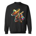 Dabbing Mexican Poncho Cinco De Mayo Boys Toddlers Sweatshirt