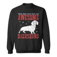 Dackel Hund Papa Dackel Hund Besitzer Dackel Sweatshirt