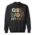Dad Est 2024 Father And Daughter Happy Father's Day Sweatshirt