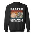 Dad Father's Day Bester Katzenpapa Sweatshirt