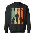 Dad Hoch 2 Zwei Papa Son Tocher Sweatshirt