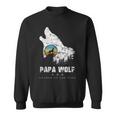 Dad Wolf Rudelführer Father's Day Wolfs intage Sweatshirt