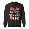 Dada Of The Berry Sweet One Strawberry Birthday Party Dad Sweatshirt