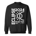 Dallas Texas Total Solar Eclipse April 8 2024 Totality Sweatshirt