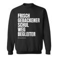 Damen I Dötzchen Papa Begleitung Einschulung Mit-Ausschnitt Sweatshirt