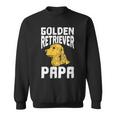 Damen Golden Retriever Hundehalter Besitzerater Papa Dad Mit-Ausschnitt Sweatshirt