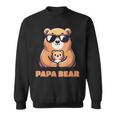 Damen Lustiger Süßer Papa-B Mit-Ausschnitt Sweatshirt