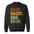 Damen Männer Papa Papa Bruhatertagintage Lustigater Mit-Ausschnitt Sweatshirt