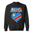 Democratic Republic Of Congo Pride Congolese Flag Love Drc Sweatshirt