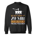 Dentist Dental Helper Ich Bin Profi Im Fresse Polieren Sweatshirt