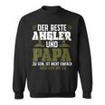 Der Beste Angler Und Papaateratertag Geschenk Herren Sweatshirt