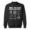 Dinge Die Ich In Meiner Freizeit Mache Bicycle Cyclist Sweatshirt