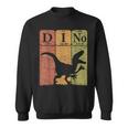 Dinosaur Periodic Table Elements Velociraptor Paleontologist Sweatshirt