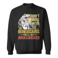 Distressed Grandadsaurus DinosaurRex Father's Day Sweatshirt