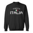 Distressed Venezia Italia With Italian Flag Sweatshirt