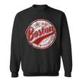 Distressed Vintage Boston Massachusetts Sports Sweatshirt