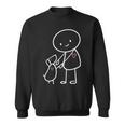 Dogs Stick Figures Dog Owners Dogs Walk The Dog Sweatshirt