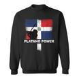 Dominican Republic Baseball Team Support Distress Sweatshirt