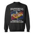 Dominican Republic Marriage Dominican Heritage Married Sweatshirt