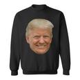 Donald J Trump Das Gesicht Des Präsidenten Auf Einem Meme Sweatshirt