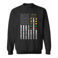 Drag Racing Flag American Drag Racer Drag Strip Tree Light Sweatshirt