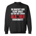 Du Machst Mir Keine Angst Ich Bin Mit Einem Albaner Black Sweatshirt