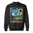 Eagle Pass Texas Total Solar Eclipse 2024 Starry Night Sweatshirt