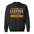 Eine Legende Geht In Den Retirement Pensioner Sweatshirt