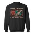 Elder Emo Club It Was Never A Phase Skeleton And Rose Quote Sweatshirt