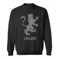 England Flag Heraldry Lion English Football Soccer Patriotic Sweatshirt