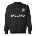 England Rugby Style Vintage Rose Crest Sweatshirt