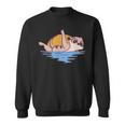 Erdmännchen Schwimmen Wildlife Hobbyschwimmer Sweatshirt