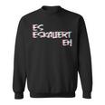 Es Escaliert Eh Techno Trippy Edm Festival Hardcore Hardtekk Sweatshirt