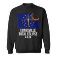 Evansville Indiana Eclipse 2024 Evansville Indiana Flag Sweatshirt