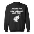 Ever Wonder Where Snowflakes Come From Christmas Sweatshirt