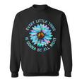 Every Little Thing Is Gonna Be Alright Hippie Flower Sweatshirt