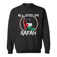 All Eyes On Rafah Betende Hände Palestina Flagge Sweatshirt