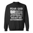 Fear God Not Government American Flag Sweatshirt