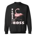 Floss Like A Boss Flamingo Flossing Bird Sweatshirt