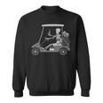 Forever Golfing Skeleton Driving A Golf Cart Sweatshirt