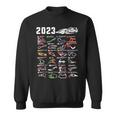 Formula 1 2023 Calendar For Racing Car Fan Sweatshirt