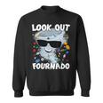 Four Nado Tornado 4Th Birthday Party Theme I'm 4 Years Old Sweatshirt